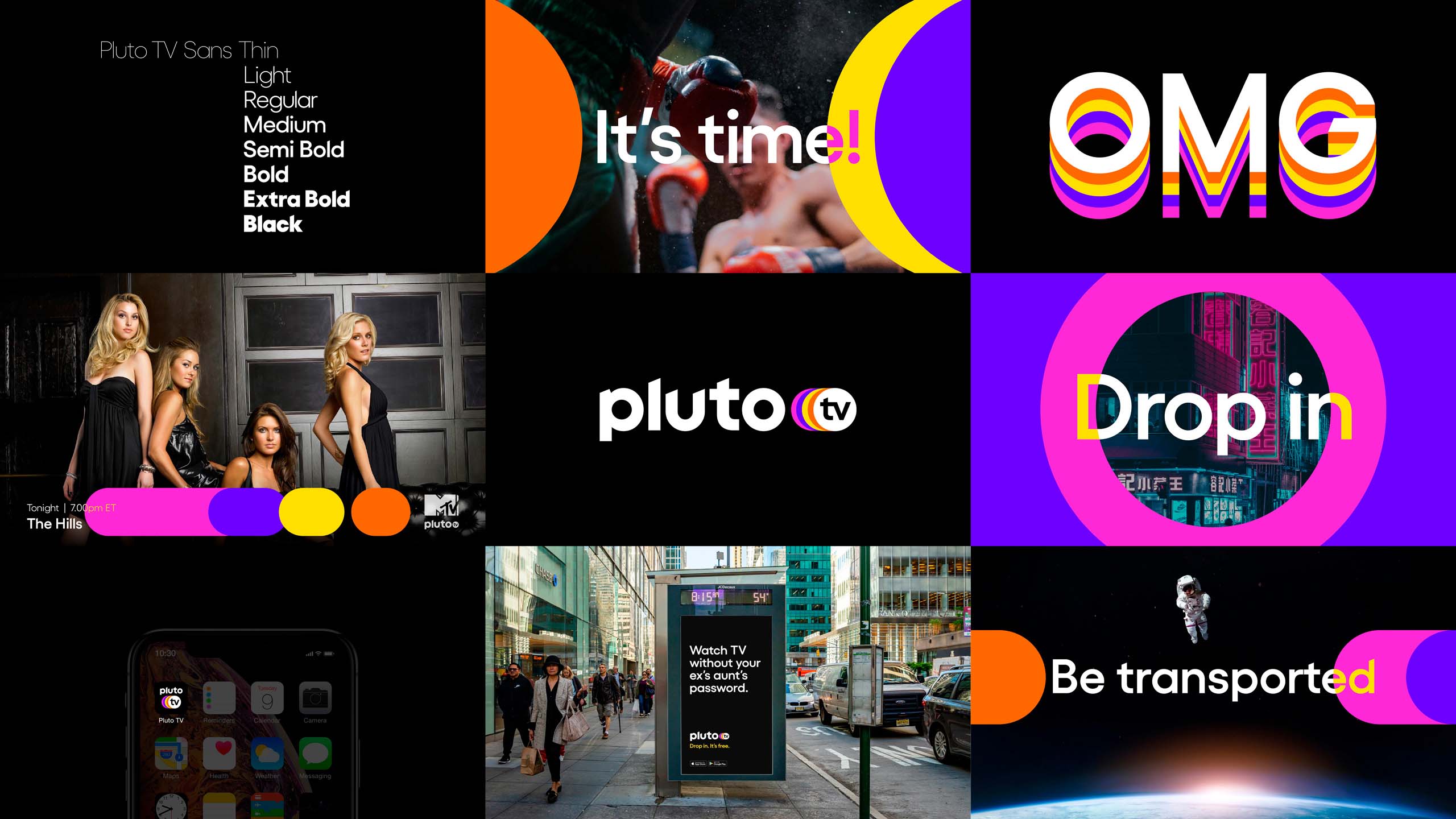 Pluto TV's new campaign.