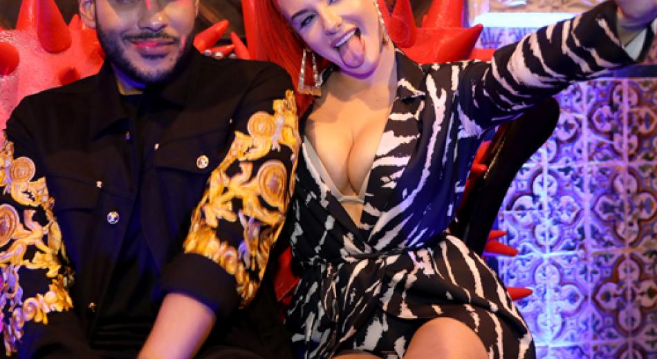 MTV's global “EMA Social Insiders” squad returned with six content creators from Mexico, Brazil, Spain, the UK, Germany and the U.S. Pictured: Hugo Gloss and Justina Valentine.